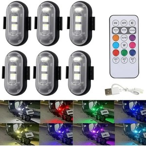 lot 41542 image: UHONSN Wireless LED Strobe Warning Light Kit