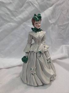 lot 847 image: Florence Ceramics Victorian Lady Figurine
