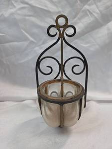 lot 869 image: Decorative Wall Mount Candle Holder