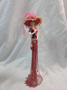 lot 886 image: Victorian Style Tassel Doll Ornament