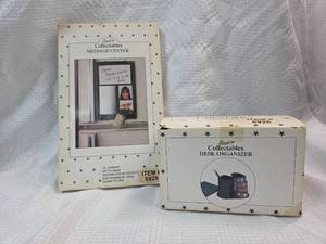 lot 891 image: Scotts Collectables Message Center and Desk Organizer Set