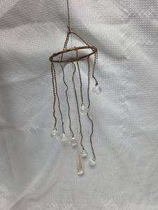 lot 995 image: Crystal Prism Mobile Wind Chime