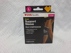 lot 1738 image: CVS Health Knee Support Sleeve - Large