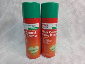 lot 1745 image: CVS Health Odor Control Spray Powder 4oz - 2 Pack