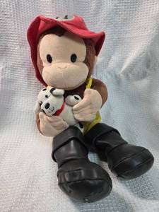 lot 1783 image: Curious George Plush with Puppy