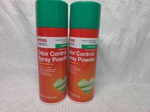 lot 1824 image: CVS Health Odor Control Spray Powder 2-Pack