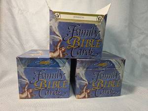 lot 1852 image: Grolier Family Bible Cards Complete Set