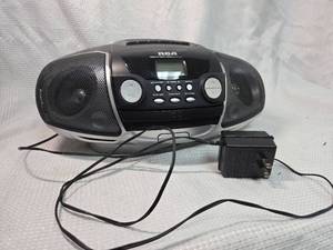 lot 1867 image: RCA Portable CD Player Boombox with AMFM Radio