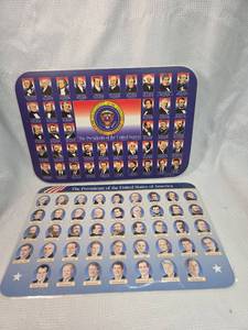 lot 1869 image: U.S. Presidents Portrait Placemats