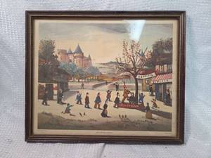 lot 1871 image: The Painless Dentist by Jean Fooll - Framed Art Print