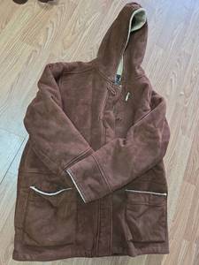 lot 1874 image: Ralph Lauren Brown Sherpa Lined Toggle Coat 1X