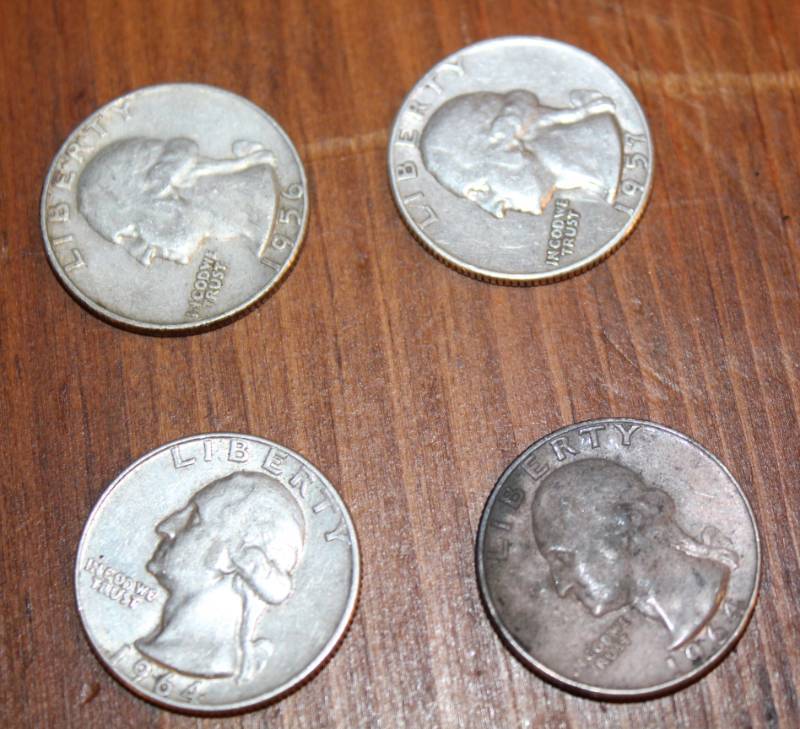 lot 1955 image: Washington Quarters - 90% Silver