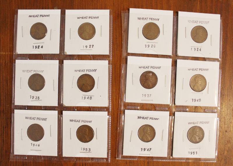 lot 1961 image: Wheat Pennies