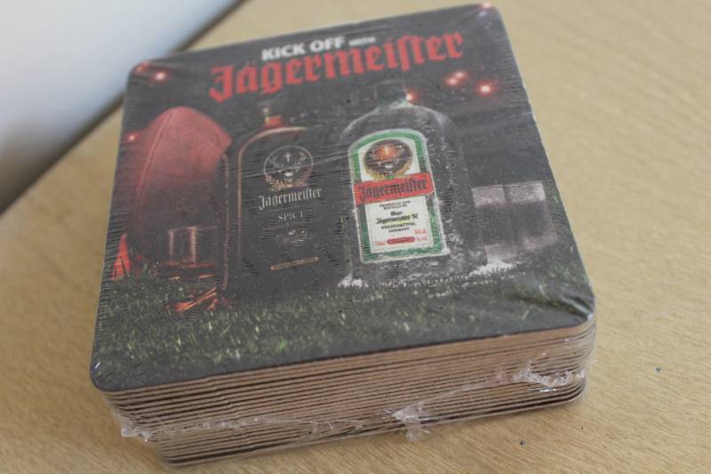 lot 1971 image: GIFT ALERT - Lot of 20 Jagermeister Coasters - WOW