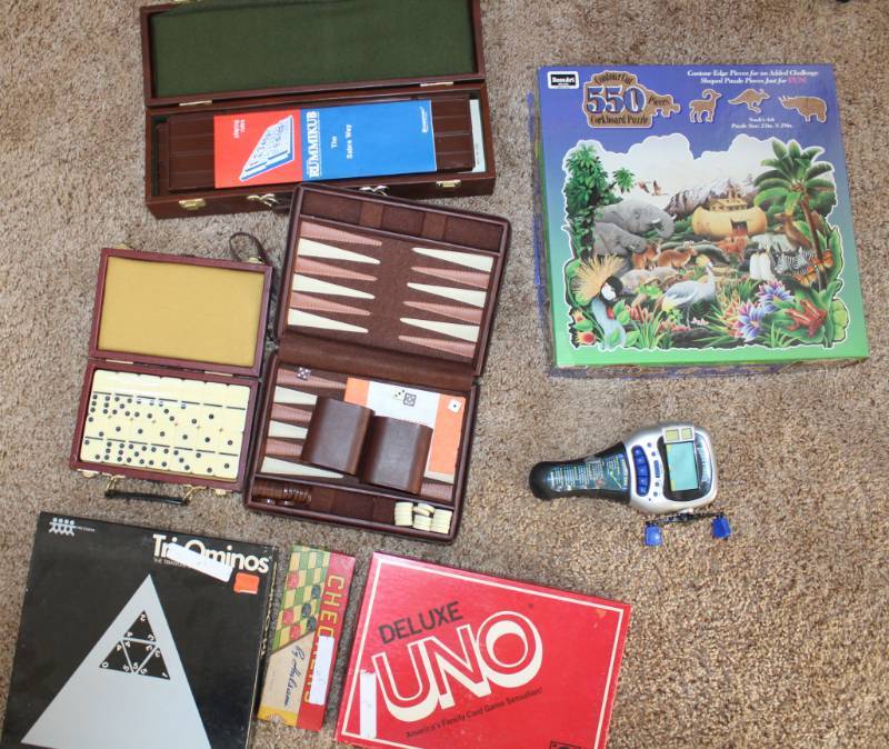 lot 1980 image: Assorted Box Of Games