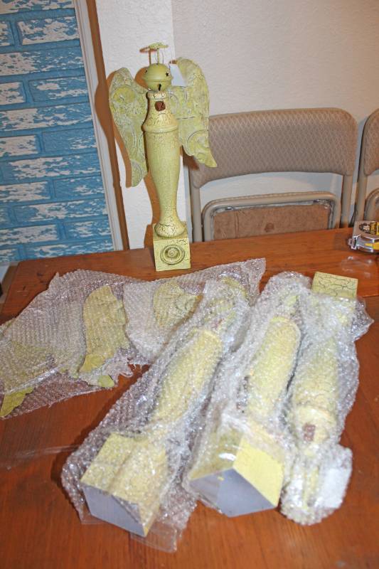 lot 2157 image: Lot of 4 Angel Figurines - each 14 tall