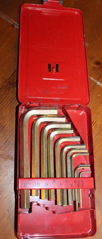 lot 2164 image: Snap-On 11 Pc Metric Hex Key Set
