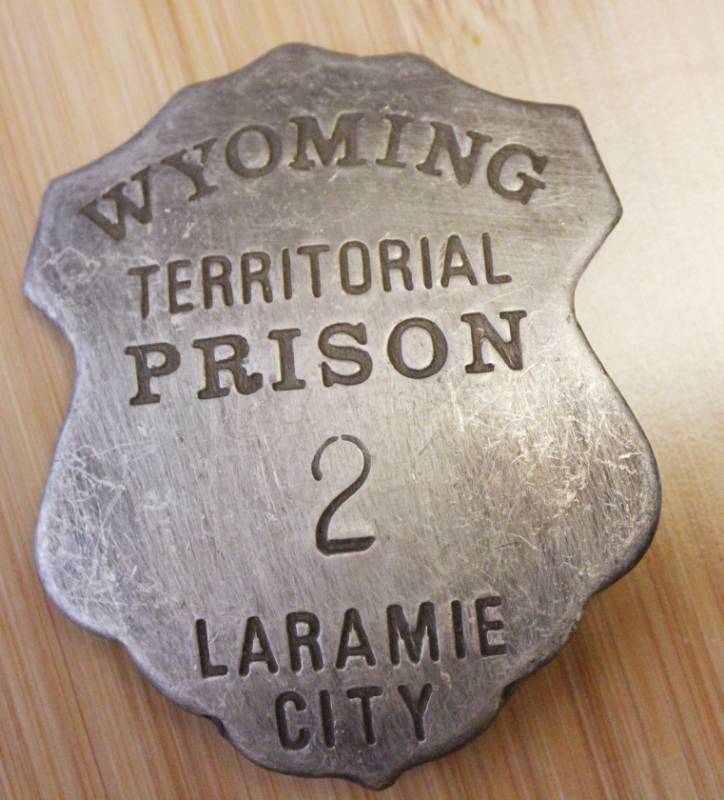 lot 1099 image: Wyoming Prison Badge
