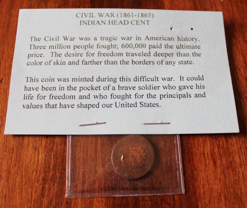 lot 1111 image: Civil War Indian Head Penny
