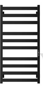 lot 2037 image: Towel Warmer,Stainless Steel Towel Warmer Rack for Bathroom -10 Bars Wall Mounted Towel Heater with Intelligent Touch Screen Timer, Hard WiredPlug-in, Black