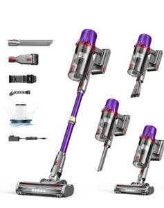 lot 2055 image: Cordless Vacuum Cleaner for Home - Powerful Stick Vacuum with HEPA Filter, 55-Min Runtime