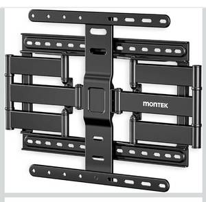 lot 2058 image: monTEK 1.1 Ultra Slim TV Wall Mount for 37-75 Inch TVs, 132lbs Heavy Duty, incomplete