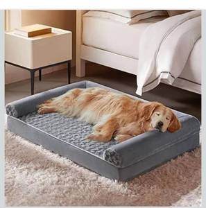 lot 2063 image: BFPETHOME Dog Beds for Large Dogs, Orthopedic Dog Bed for Medium Large Dogs,Big Waterproof Couch Pet Bed with Removable Washable Cover