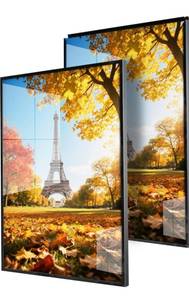 lot 2075 image: Poster Frame  24x36 In, Black, Set of 2  Front-Loading Metal Snap Frame  Coated AluminumHigh-Definition Plexiglass  for PostersPictures