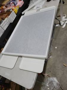 lot 2082 image: Jigsaw Puzzle Table with 4 Drawers, Portable Board with Wheels