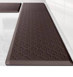 lot 2088 image: Kitchen Mat 2 PCS Cushioned Anti-Fatigue Floor Mat,