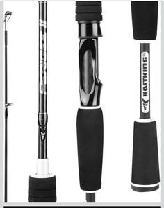 lot 2093 image: KastKing Perigee II Spinning & Casting Fishing Rods, Fuji O-Ring Line Guides, 24 Ton Carbon Fiber Casting and Spinning Rods - Two Pieces,Twin-Tip Rods and One Piece Rods