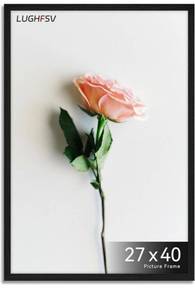 lot 2102 image: 27x40 Picture Frame for Wall, Vertical or Horizontal Wall Hanging Large Poster Frame for Photo