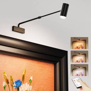 lot 2147 image: PESUTEN Battery Operated Picture Light, Adjustable Length Wireless Art Light for Paintings CCT Dimmable Rechargeable Picture Light with Remote Control for Gallery Reading Dartboard Bathroom