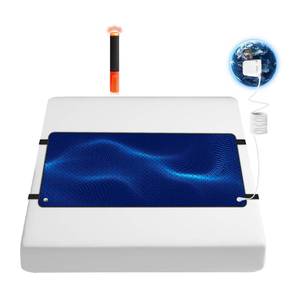 lot 2154 image: Z ZONAMA Grounding Mat for Bed,Energy Mat Grounding Pad for Sleeping, Relieve Stress,Improves Sleep,Anti-Static Mat,Anti-Slip Ground Mattress with 15 Feet Cord and Test Pen (Black,Twin 39x26.89)