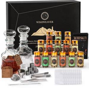 lot 3006 image: Alcohol Infusion Kit,14 Natural DIY Whiskey Making Kit for Infusing Bourbon,Tequila, Rum with Custom Botanicals, Perfect Alcohol Infusion Kits Stocking Stuffers for Men for Men, Dad, Husband