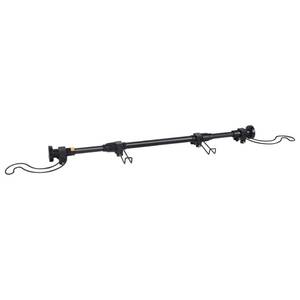 lot 3030 image: Ridota Adjustable Over-The-Door Garland Hanger, Heavy Duty Wreath Hanger for Front Door, No Nails or Screws Damage-Free, Fits Standard Door Frame Depths 34-42 Inch, Black