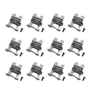 lot 3042 image: HOMNATURE 12PCS CMSTC4VT Garage Hooks Compatible with Craftsman VersaTrack, Wall Mount Tool Hangers with Screws for Cordless Tools and Power Drill Storage