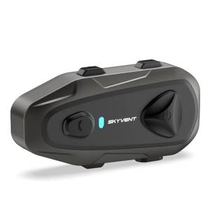 lot 3062 image: EJEAS E1 Motorcycle Helmet Bluetooth Headset, Bluetooth 5.3 Helmet Speaker with Noise Reduction and IP65 Waterproof, Voice Assistant for Single Rider Use