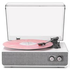 lot 2176 image: Vinyl Record Player with Upgraded Built-in Speakers,