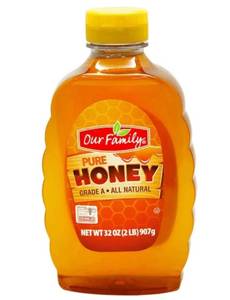 lot 2216 image: Our Family Pure Honey 32oz