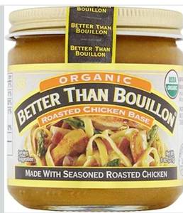 lot 2238 image: Better Than Bouillon Organic Roasted Chicken Base, Made with Seasoned Roasted Chicken, USDA Organic, Contains 38 Servings Per Jar 8 Ounce (Pack of 1)
