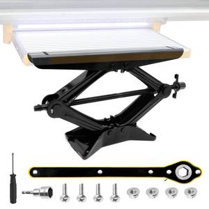 lot 2256 image: RV Step Stabilizer Kit for Travel Trailer 5th Wheels Motorhomes, Adjustable Height Ranges Camper Step Stabilizer Accessories for Outside
