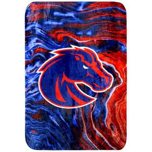 lot 2266 image: College Covers Everything Comfy Boise State Broncos Color Swept Soft Throw Blanket, 42 x 60
