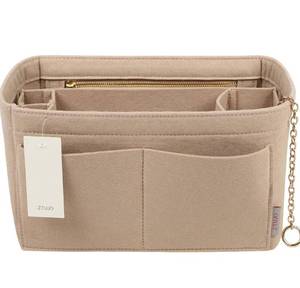 lot 2285 image: Purse Organizer Insert, Felt Purse Organizer with Zipper and Sewn Bottom Insert, Fit Speedy Neverfull Graceful,6 Sizes