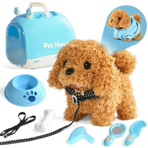 lot 2287 image: TONZE Dog Toys for Girls Kids Toys for 3 4 5 6 7 8 Year Old Girls Boys Birthday Gift, Realistic Robot Puppy Toy for Kids 3 4 5 6 Year Old, Walking Pet Toy Perritos de Juguetes para Ni�as 3 4 5 6 A�os