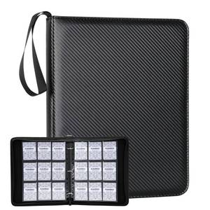 lot 2294 image: Card Binder 720 Capacity, Zippered Trading Card Holder for MTG, Sports &amp Collectible Cards Acid-Free, Durable &amp Travel-Friendly Storage (Black, 9 Pocket)