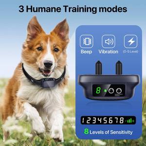 lot 2310 image: Bark Collar, Auto Smart Dog Bark Collar with 8 Sensitivity & 3 Training Modes