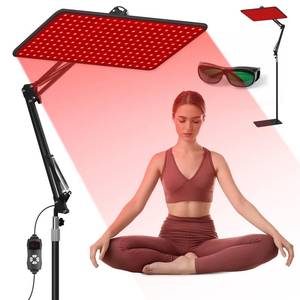 lot 2342 image: BEICHEN Red Light Therapy for Body and Face, 660nm 850nm 940nm Infrared Redlight-Therapy Lamp Device with Large Panel and Stable Stand at Home, Idea Gift for Women Wife Mom Sister Girlfriend