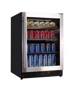 lot 4642009 image: Vissani23.4 in. 50 Bottle, 154 Can, Wine and Beverage Cooler with Stainless Steel Door - Retail $449