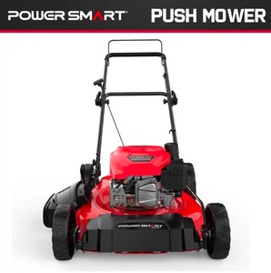 lot 4642015 image: PowerSmart21 in. 144cc OHV 4-stroke engine 2-in-1 side discharge Gas Push Lawn Mower - Retail $252